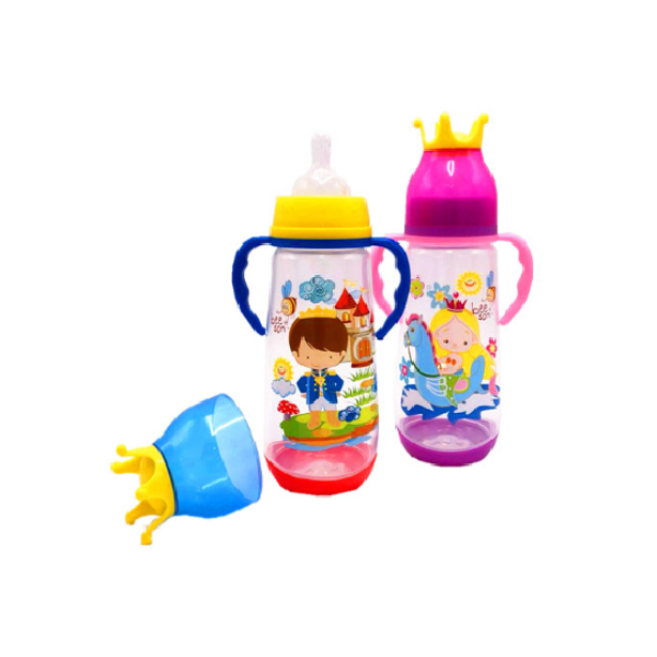 BEE SON FEEDING BOTTLE CROWN ASSORTED 80518 420ML