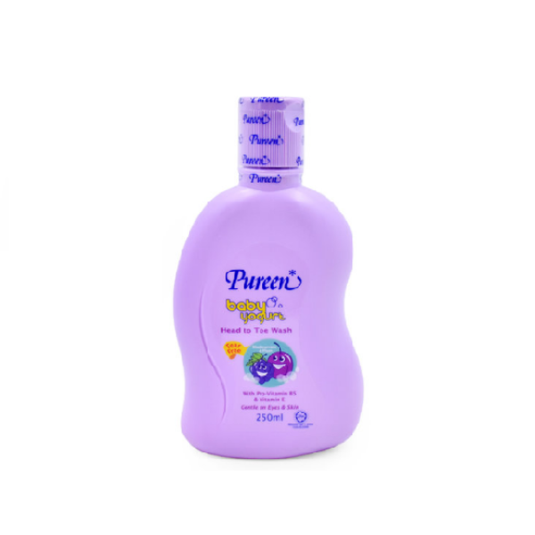 PUREEN BABY YOGURT HEAD TO TOE WASH BLACKCURRANT & PLUM