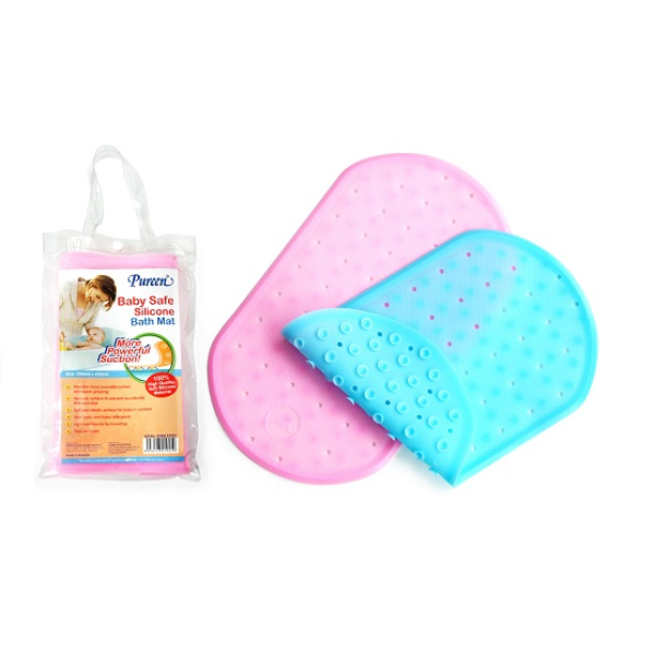 PUREEN BABY BATH MAT SILICONE ASSORTED