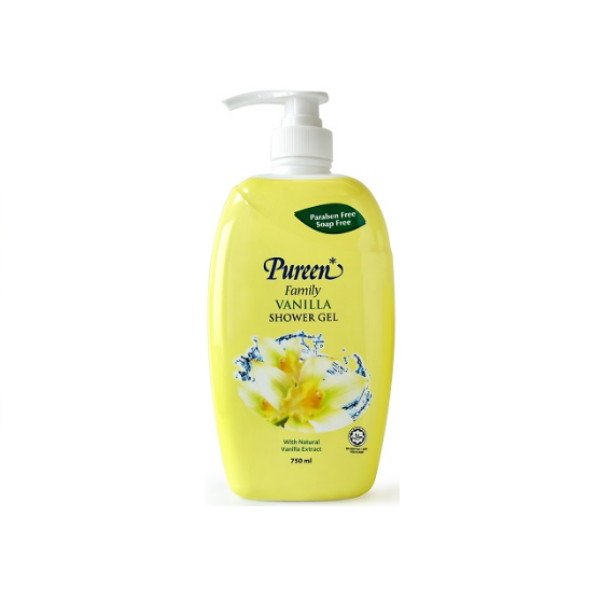 PUREEN FAMILY SHOWER GEL-VANILLA 750ML