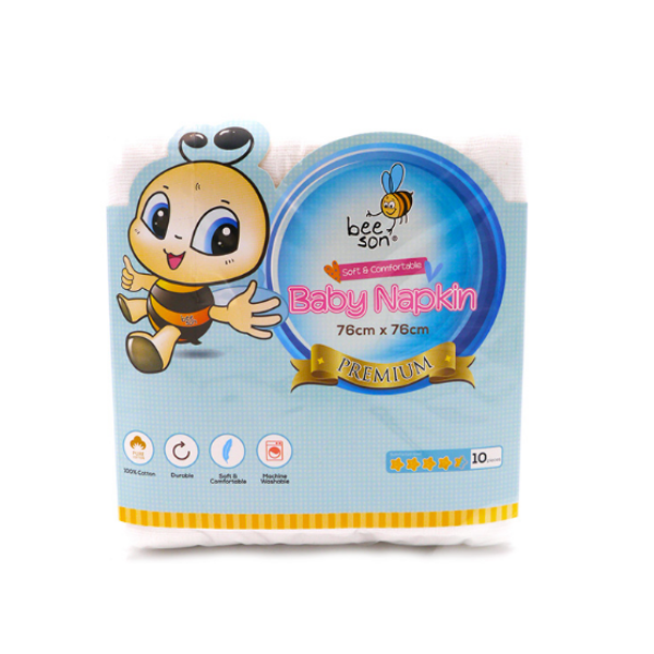 BEE SON BABY NAPKIN PREMIUM 10'S 10913