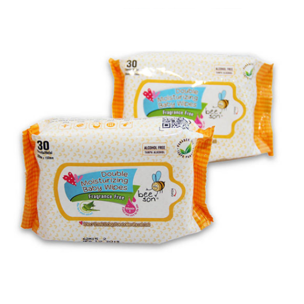 BEE SON WET WIPES FRAGRANCE FREE