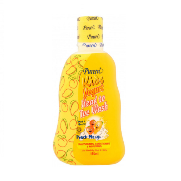 PUREEN KIDS YOGURT HEAD TO TOE WASH PEACH & MANGO