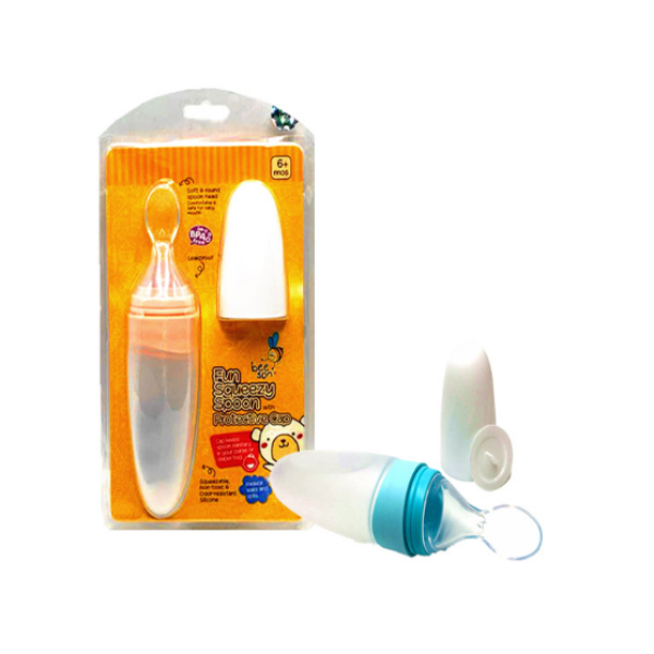 BEE SON FUN SQUEEZY SPOON 90ML ASSORTED 80427