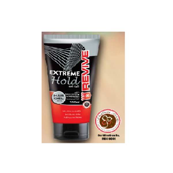 REVIVE HAIR GEL EXTREME HOLD (BLACK)