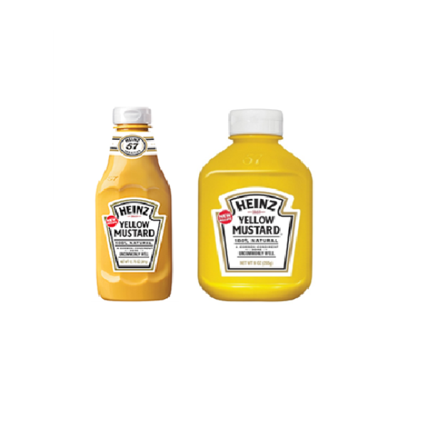 HEINZ SQUEEZABLE YELLOW MUSTARD