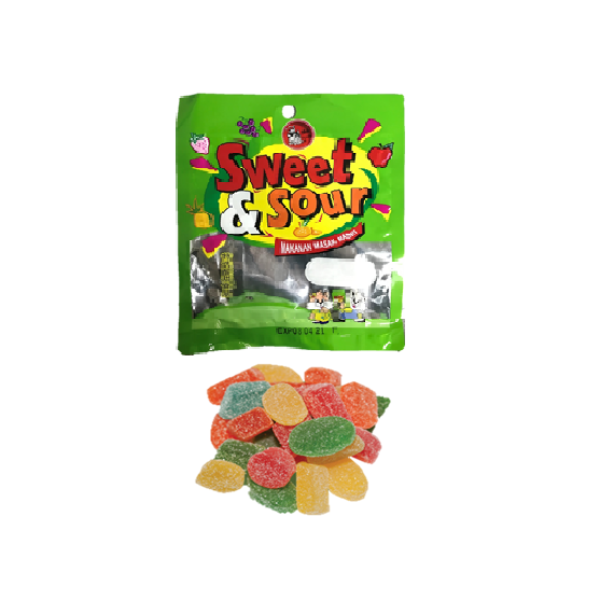 MIAOW MIAOW SWEET & SOUR PERSERVED-JELLY CANDIES 120G