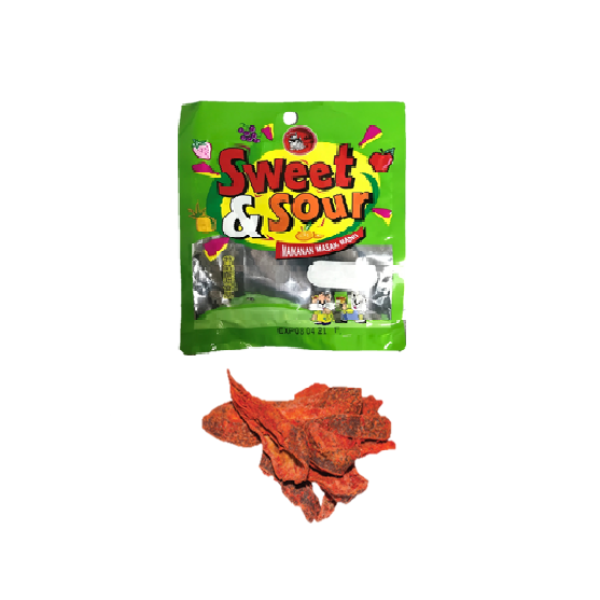 MIAOW MIAOW SWEET & SOUR PRESERVED- RED MANGO STRIPS 60G