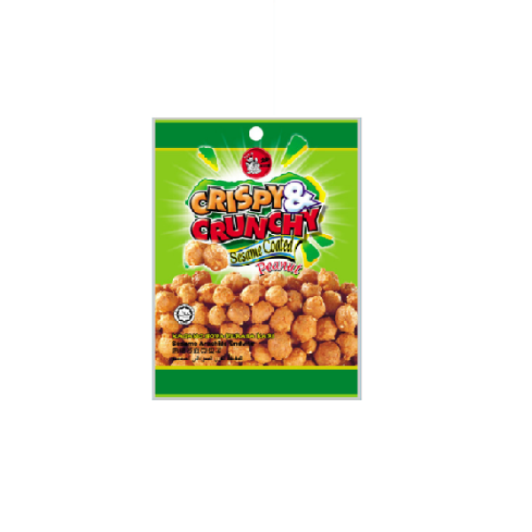 MIAOW MIAOW CRISPY & CRUNCHY-SESAME COATED PEANUT 80G