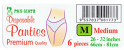 PAN-MATE DISPOSABLE PANTIES 6'S
