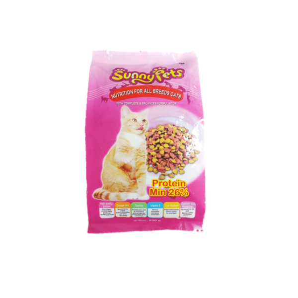 SUNNYPETS DRY CAT FOOD 500G