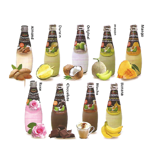 UGLOBE COCONUT MILK WITH NATA DE COCO 290ML SUNG HOE TRADING (MIRI