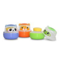 BEE SON POWDER PUFF & CASE ASSORTED 11209