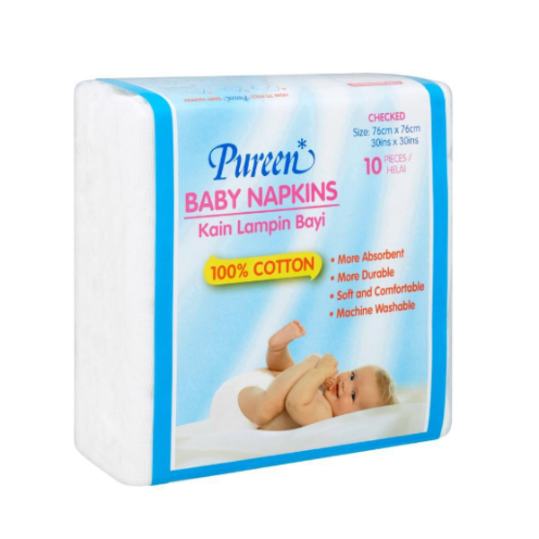 PUREEN NAPKINS CHECKED NC03 10'S